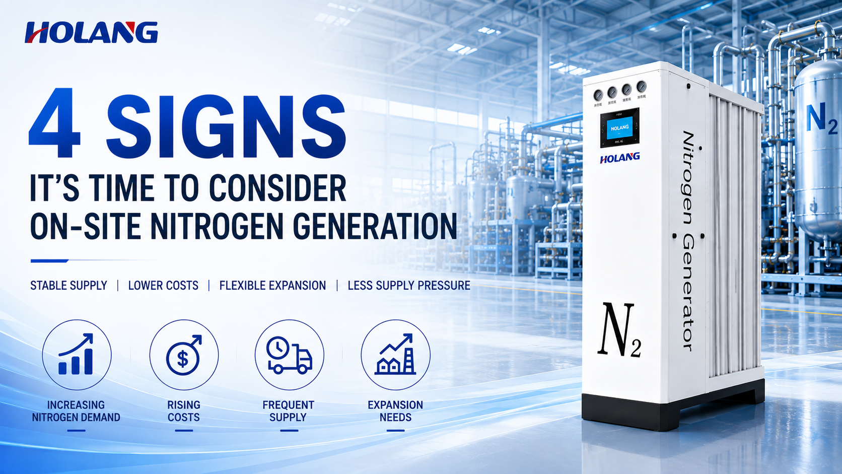 4 Signs Your Factory Should Consider On-Site Nitrogen Generation