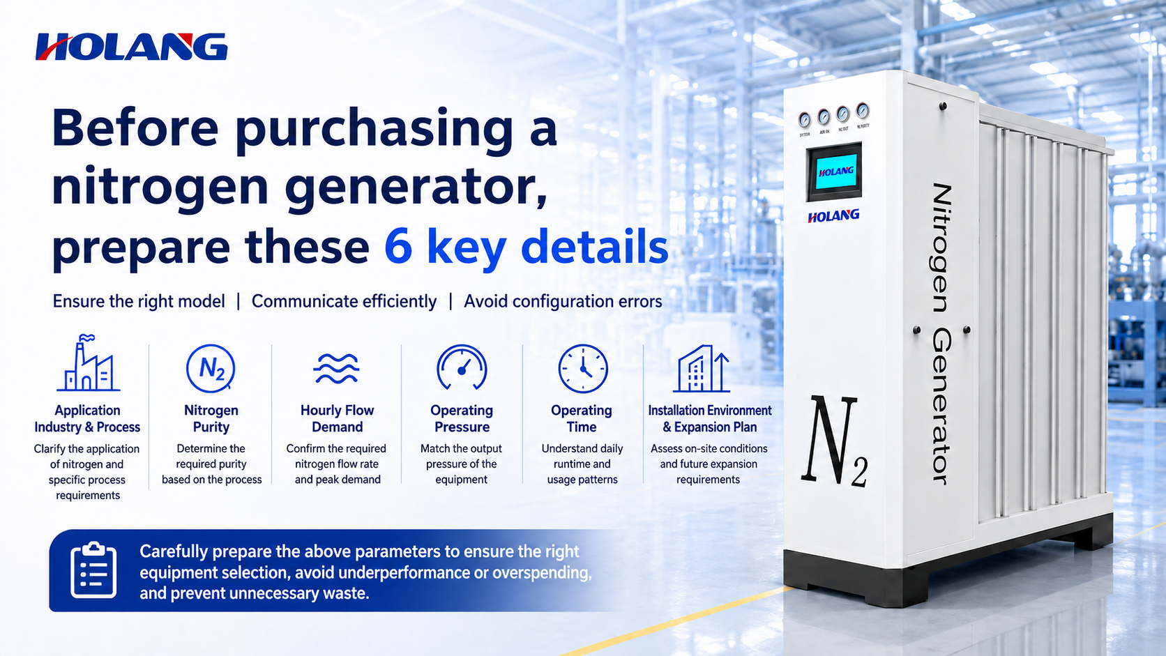 6 Key Details to Prepare Before Buying a Nitrogen Generator